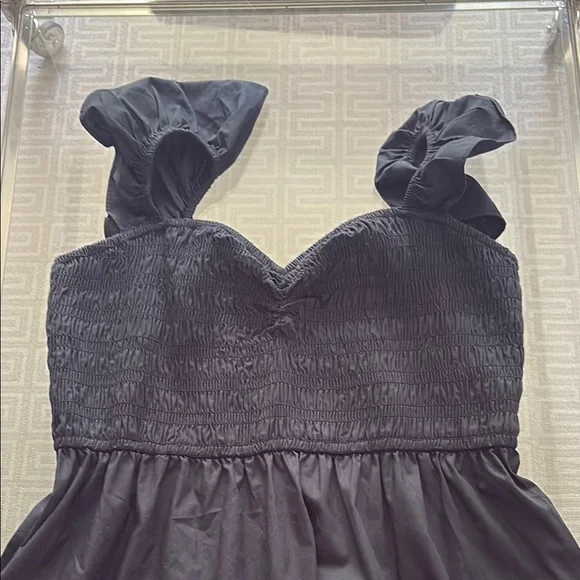 Abercrombie & Fitch Black Pleated Maxi Sundress - Picture 2 of 4